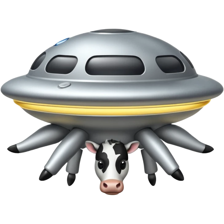 НЛО с коровой  emoji