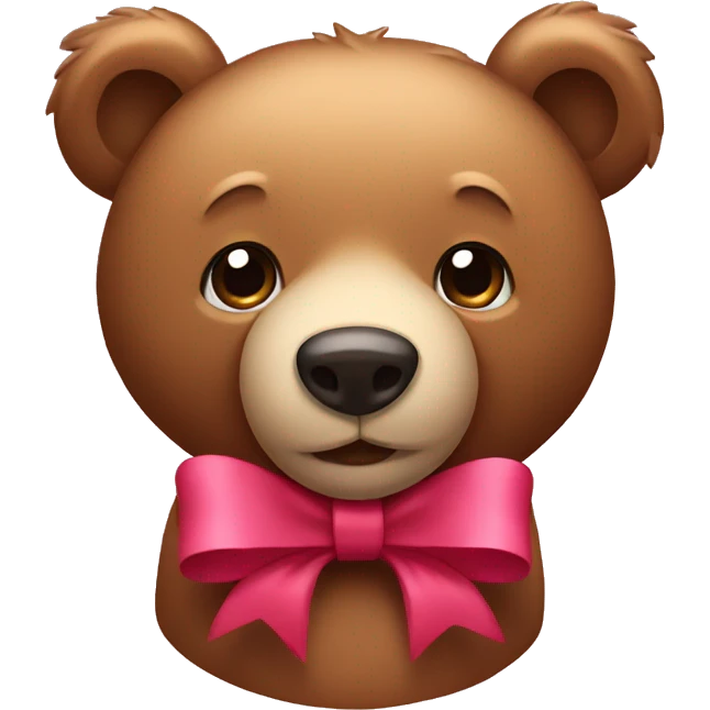 Bear with bow  emoji