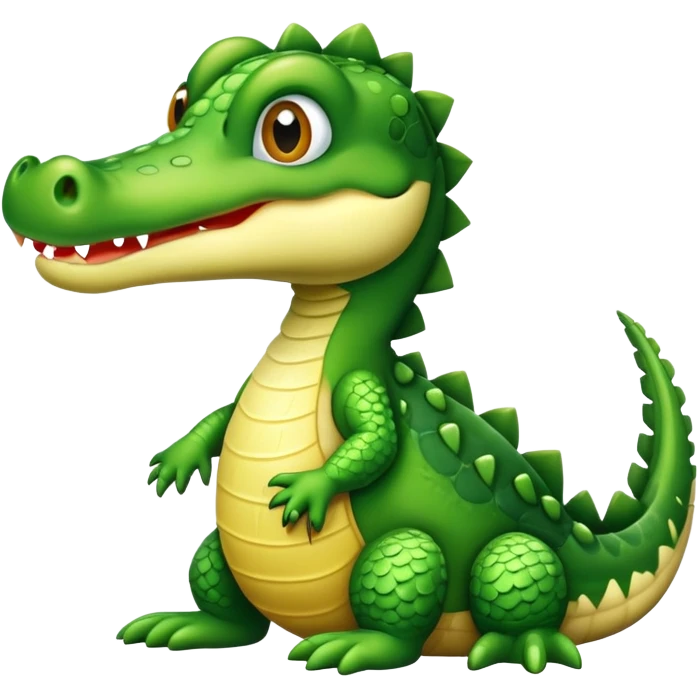 Cocodrilo bebé emoji