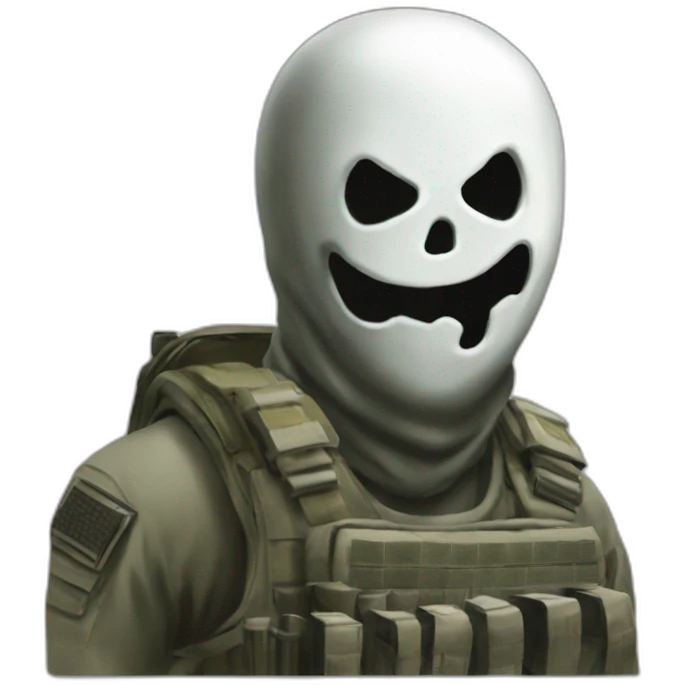 ghost mw2 emoji