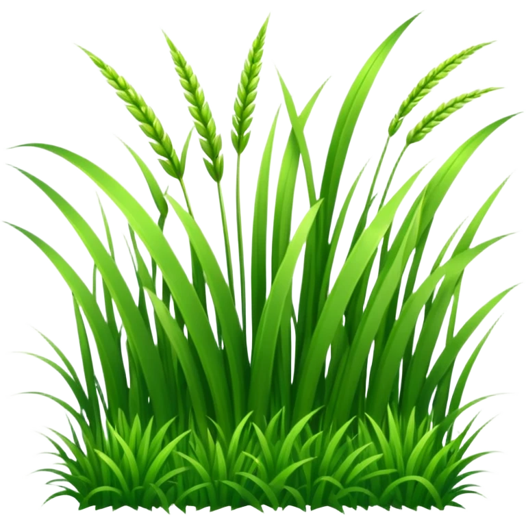 green grass straight long line emoji
