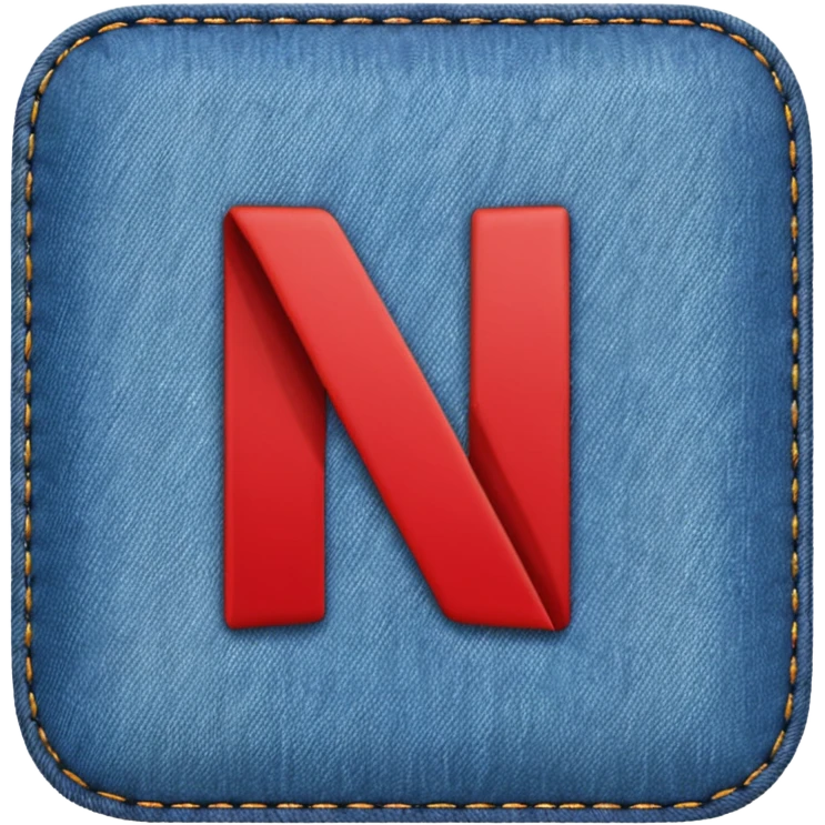 Denim Netflix logo emoji