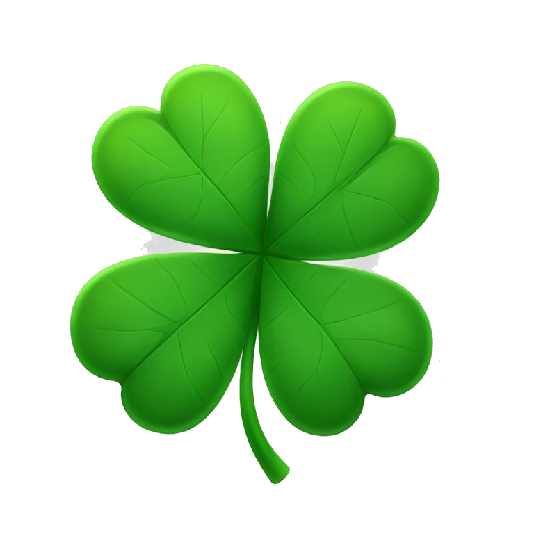 5 leaf clover emoji