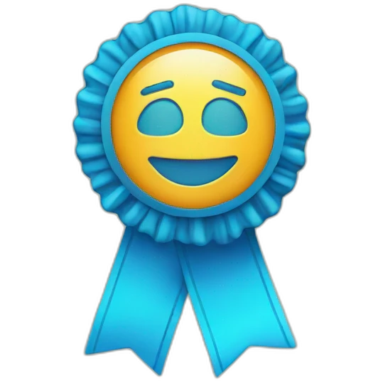 blue verified badge with tick emoji