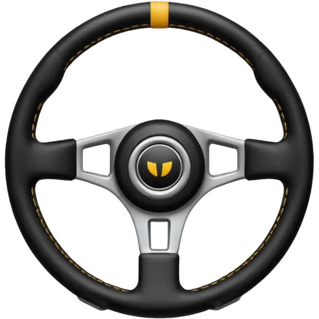 Volant de course rectangulaire  emoji