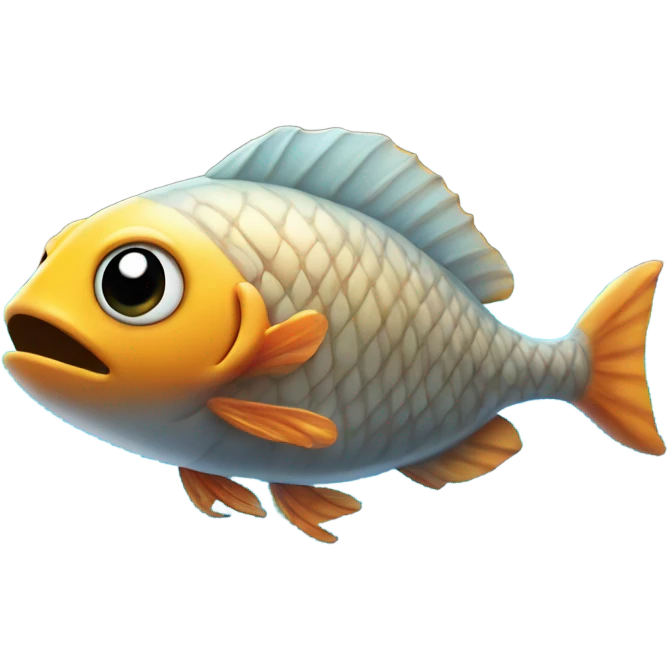Fish in front of castle emoji