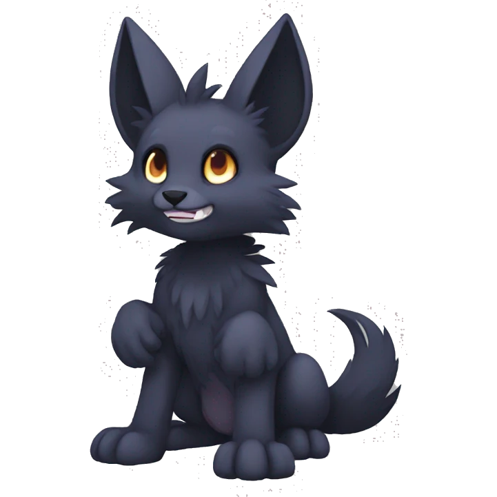 Dark FurSona Fakemon Full Body emoji