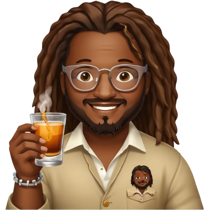 T-PAIN HOLDING A SHOTGLASS emoji