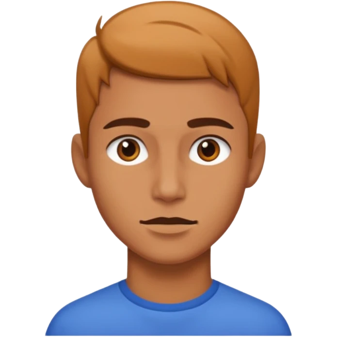 A person who has the sharpest jawline emoji