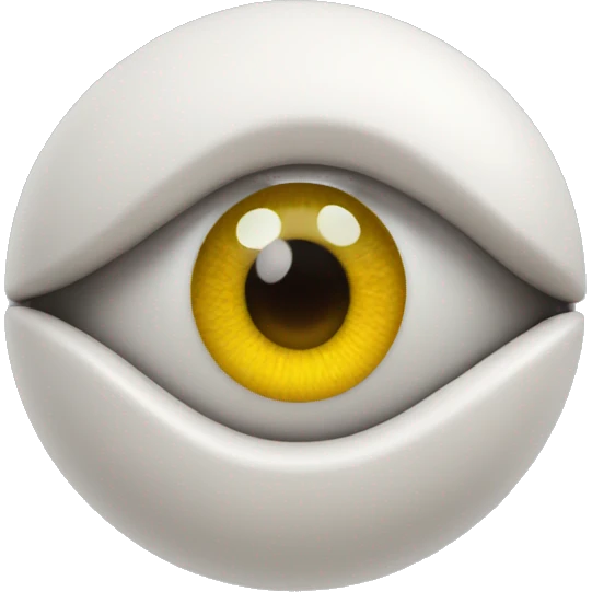 3d playfully Eye  emoji