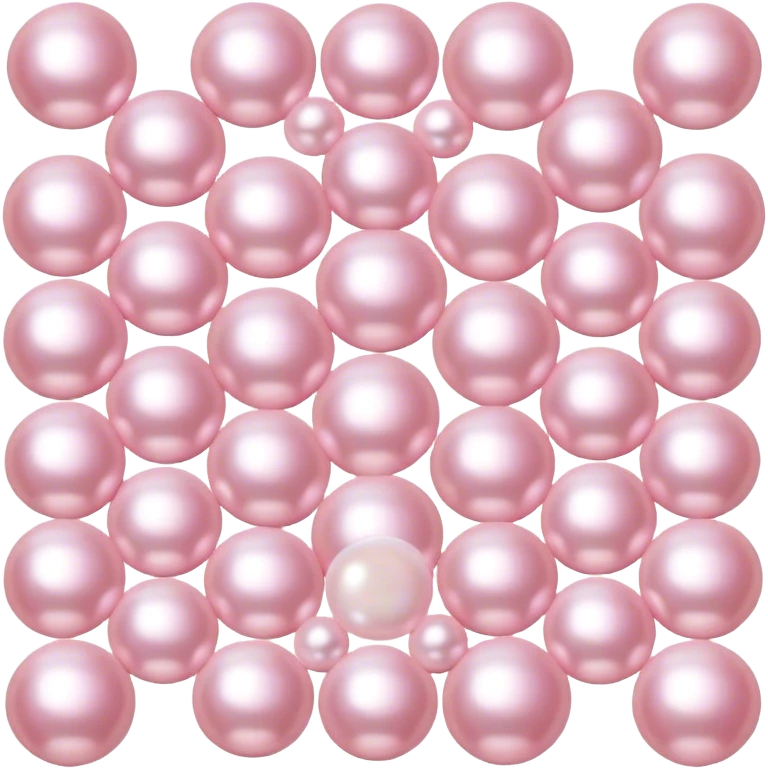 Pink Pearl Pattern emoji