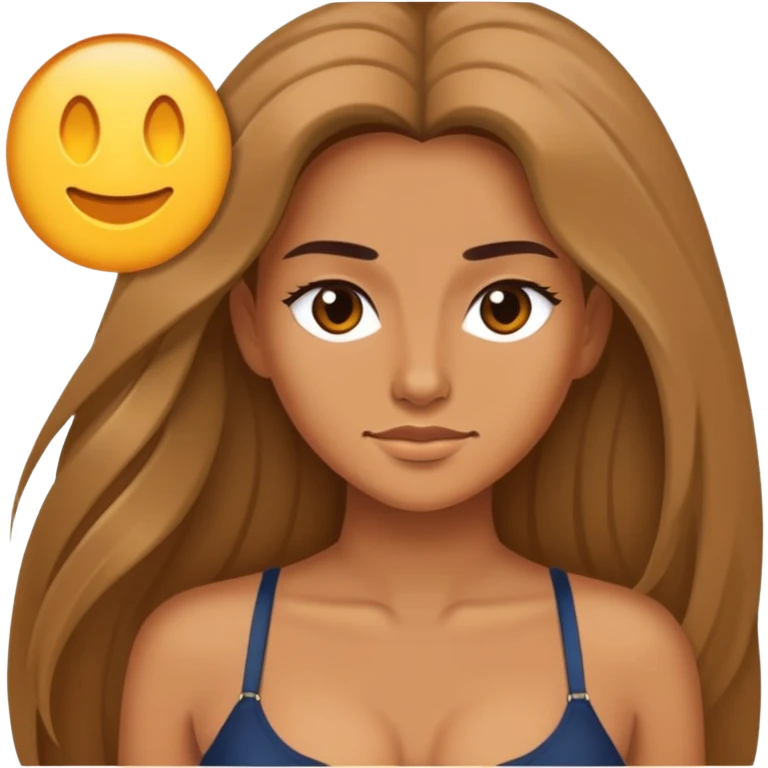Woman with boobs without bra emoji