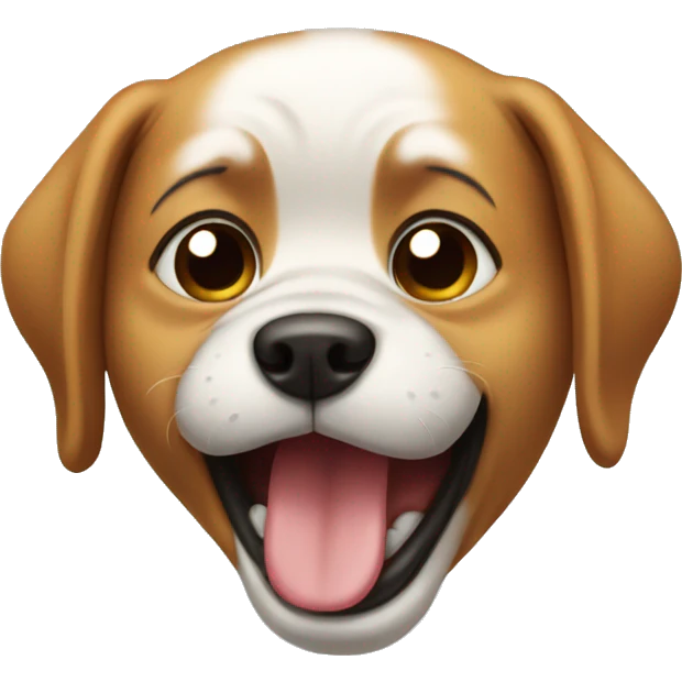 Dog crying emoji