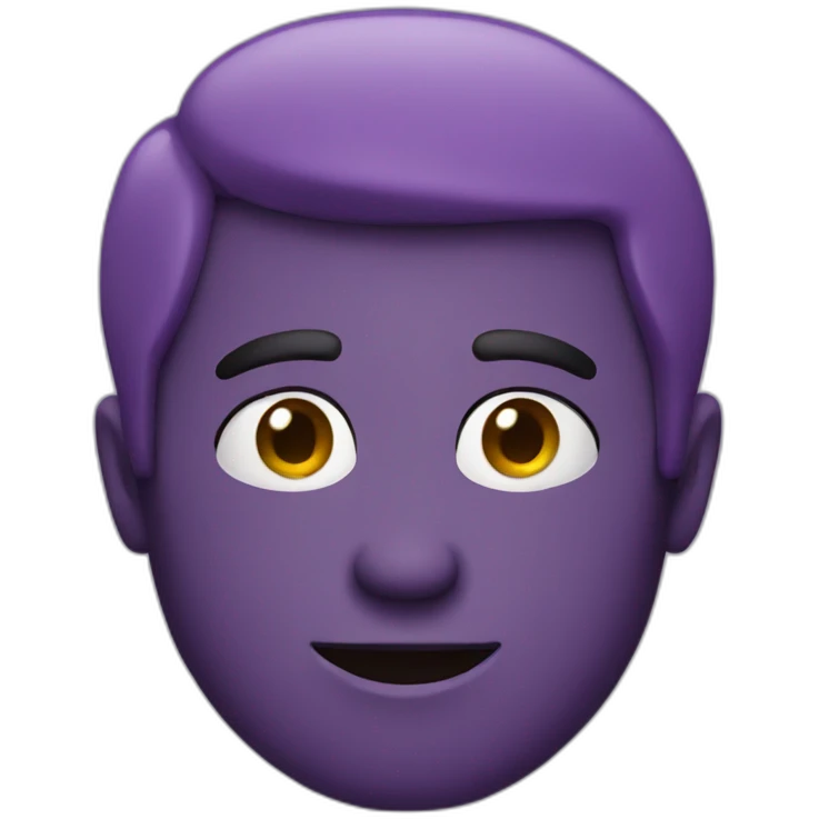 Purple guy emoji
