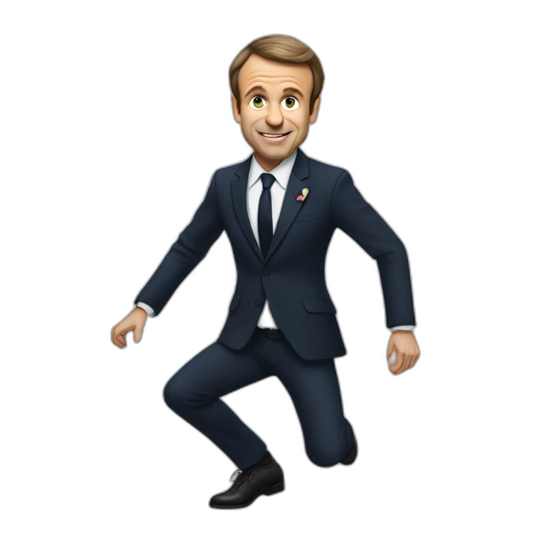 Emanuel macron qui danse emoji