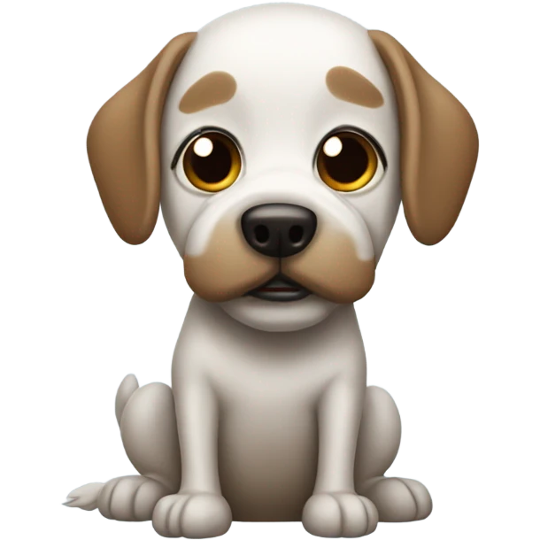 Muddle puddle dog emoji
