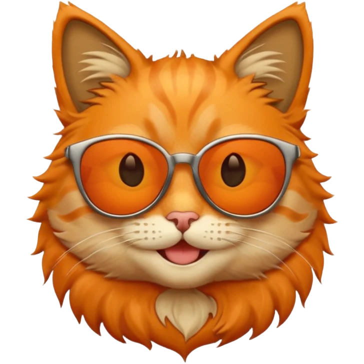 funny cat with sunglasses emoji