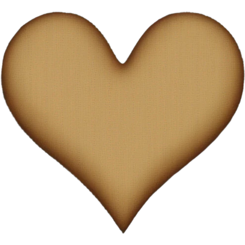 Black Jean heart emoji
