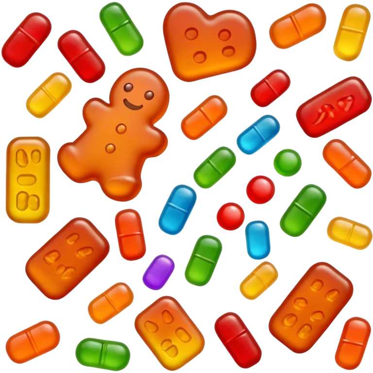 Gummies working drug emoji