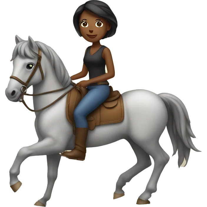 Woman on horse emoji