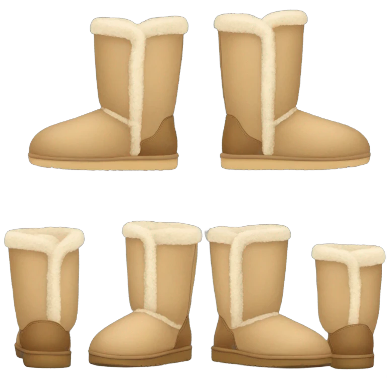 Uggs slipers emoji