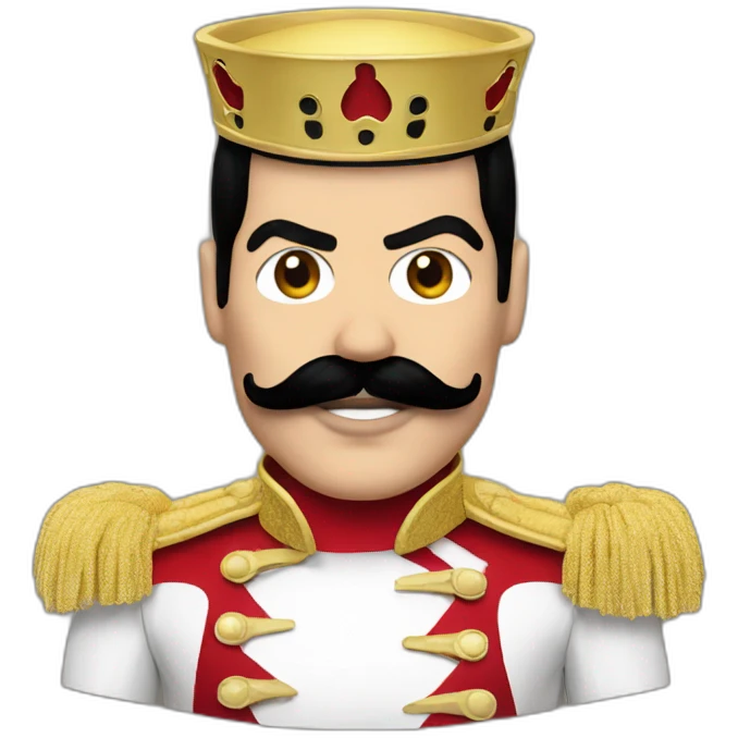 freddie mercury with the moustache emoji
