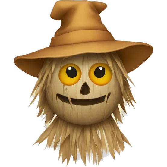 scarecrow emoji