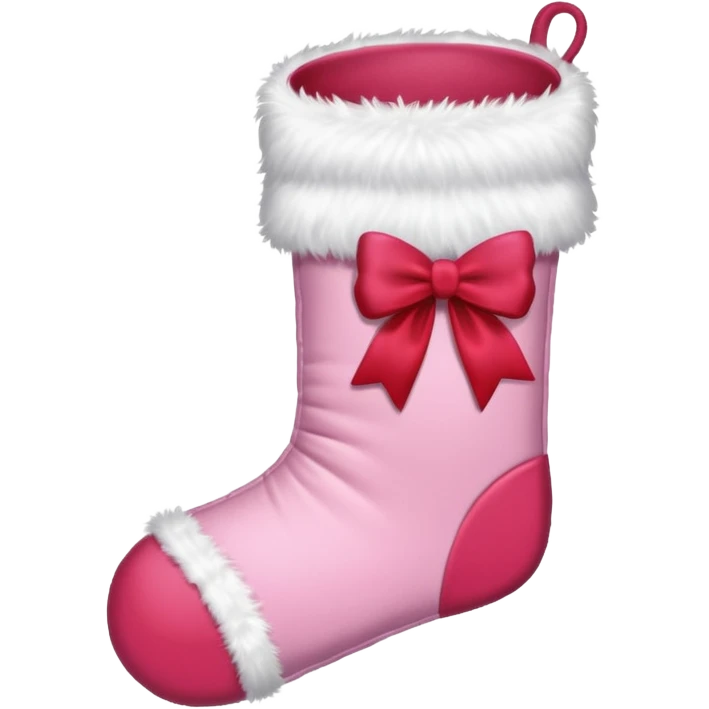 Pink Christmas emoji
