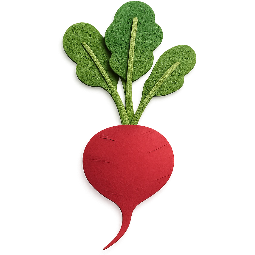 radish emoji