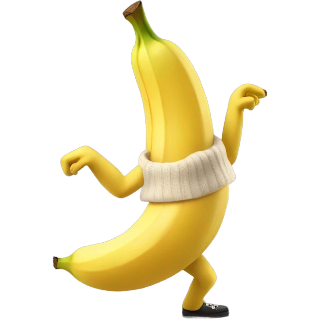 Banana dancing emoji