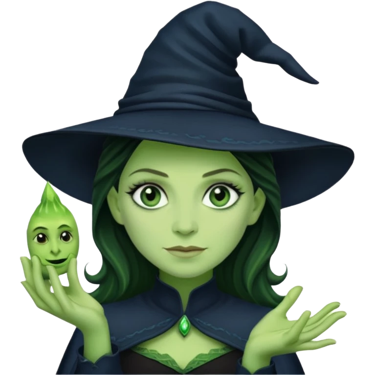 elphaba holding space emoji