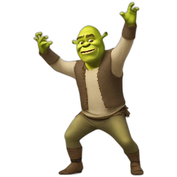 shrek dab emoji