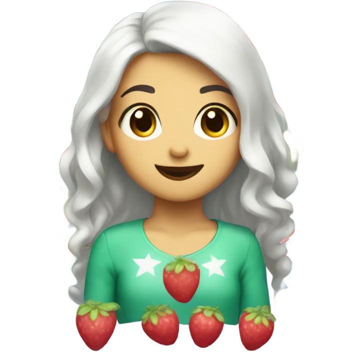 Star berry girl  emoji