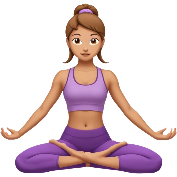 yoga poses Girl emoji