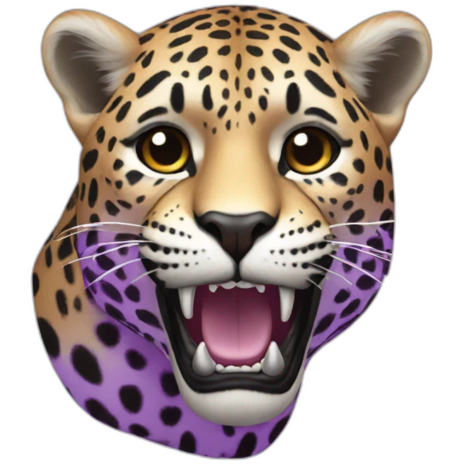 Purple jaguar emoji