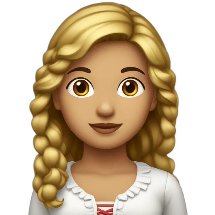 Fille brésilienne suise emoji