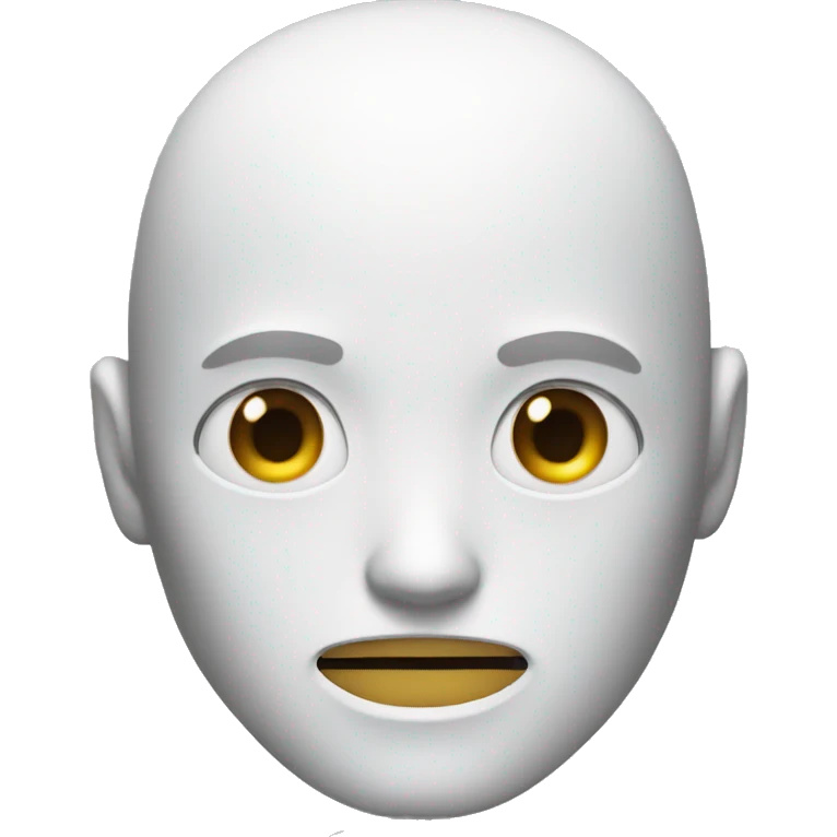 robot disguised as Saitama emoji