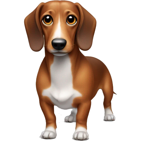 Daple sausage dog  emoji