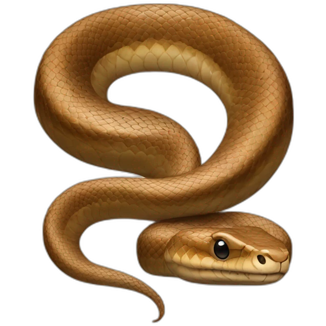 Brown snake emoji