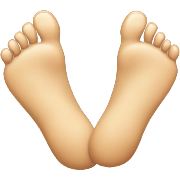 feet in the air emoji