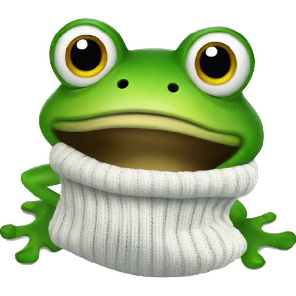 frog in a sock emoji