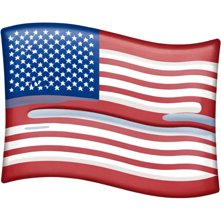 US flag turned uoside down emoji