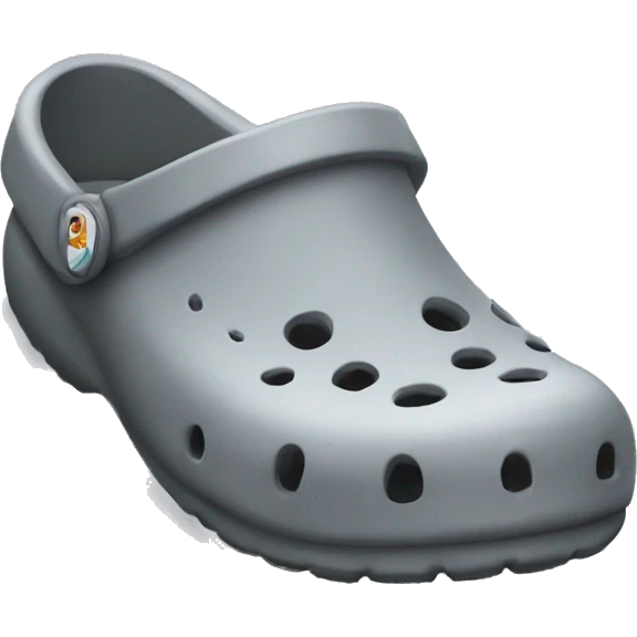 grey crocs  emoji