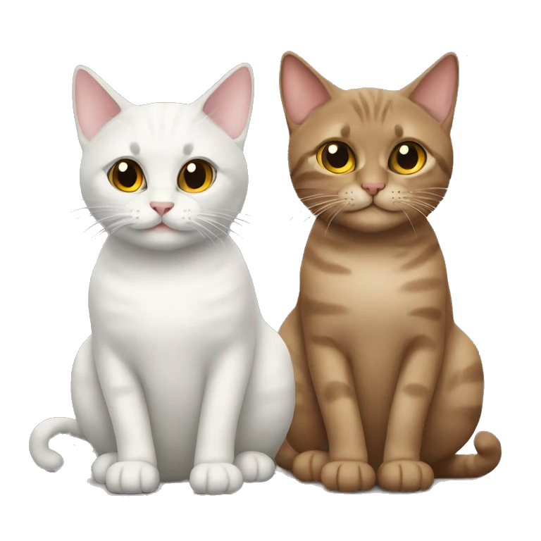 two cats emoji