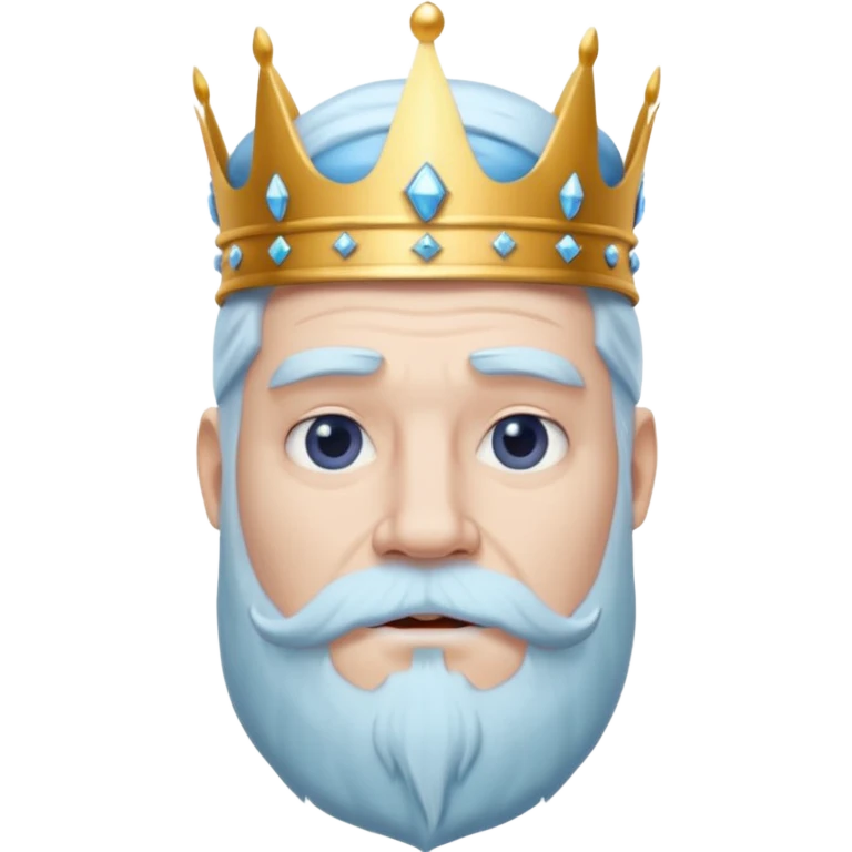 portrait of ice king emoji