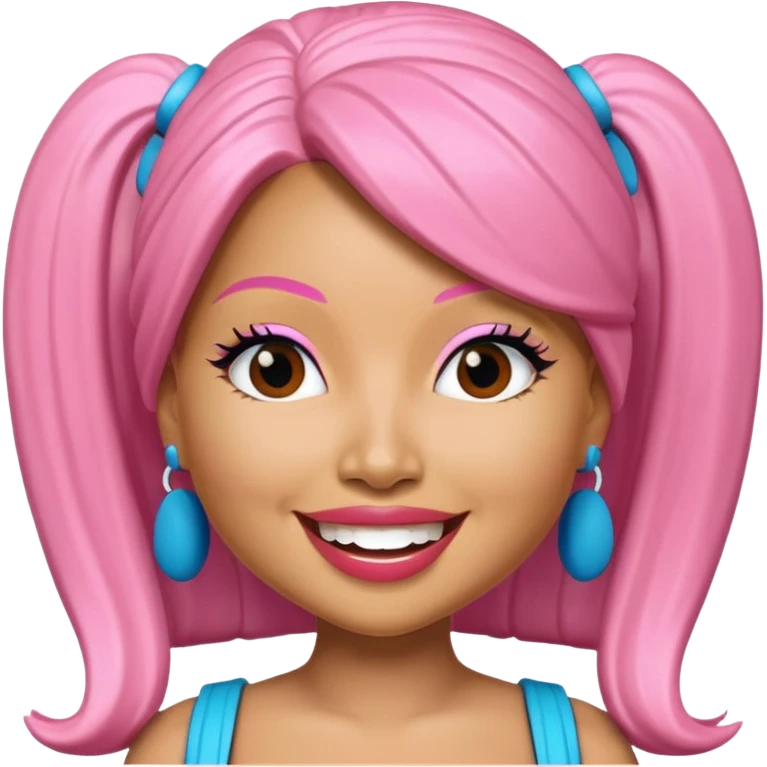 nicki minaj as a bobblehead emoji