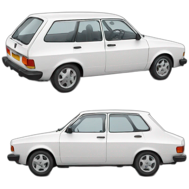 White Skoda 120 emoji
