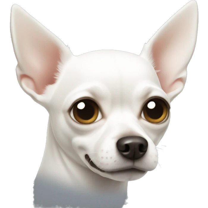 White Chihuahua  emoji