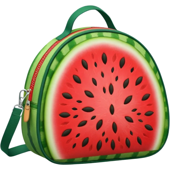 Watermelon lunch bag  emoji