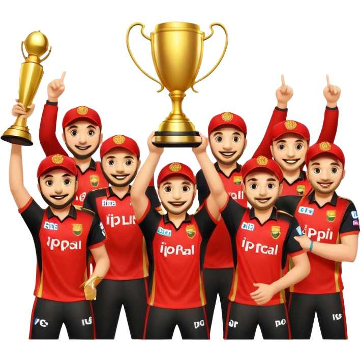 RCB lifting IPL emoji